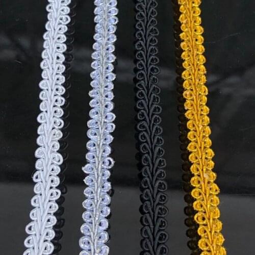 Webbing lace Curved edge centipede lace trim complementary makings herringbone lace fabric ribbon borderHot sales Accessories