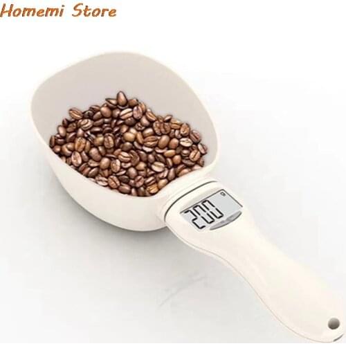 Multifunction Pet Food Scale Weighing Spoon Portable Cup Dog Cat Feeding Bowl Kitchen Scale Measuring Spoon Scoop Cup