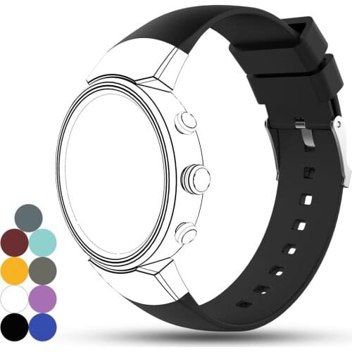 Soft Silicone Gel Replacement Watchband Strap Bracelet for ASUS ZENWATCH 3 Smart Fitness Watch Accessory