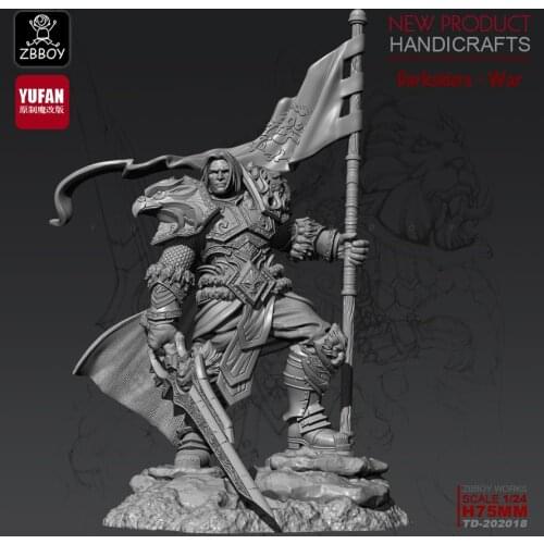 1/24 Resin Kits Varian Resin Soldier Model Self-assembled TD-202018