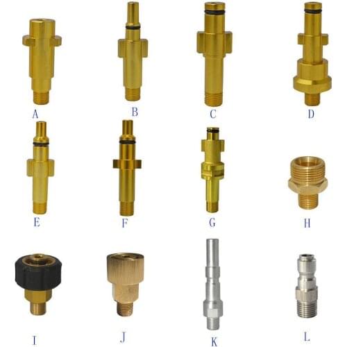 Metal Adapter Foam Nozzle Foam Generator Foam Gun High Pressure Washer Soap Foamer For Nilfisk Karcher Huter Elitech Lavor