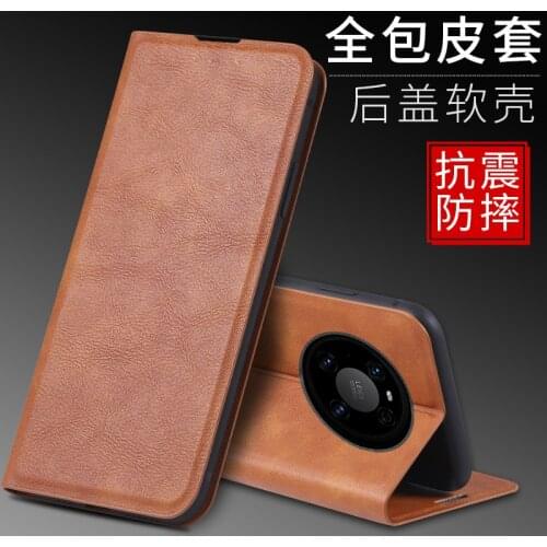 Luxury Retro Flip PU Leather Case For Huawei Mate 40 Pro Plus + Mate 9 10 20 30 Pro Lite Y9A Magnetic Book Case With Card Holder