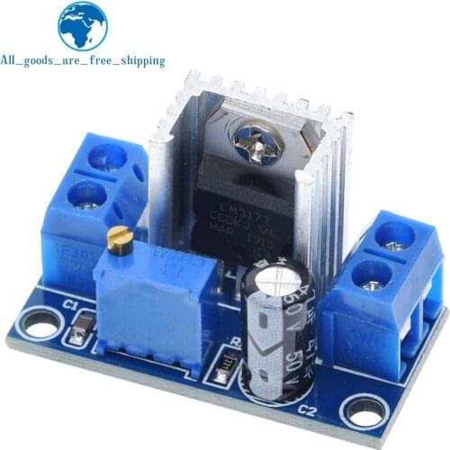 TZT LM317 DC-DC Converter Buck Step Down Circuit Board Module Linear Regulator LM317 Adjustable Voltage Regulator Power Supply