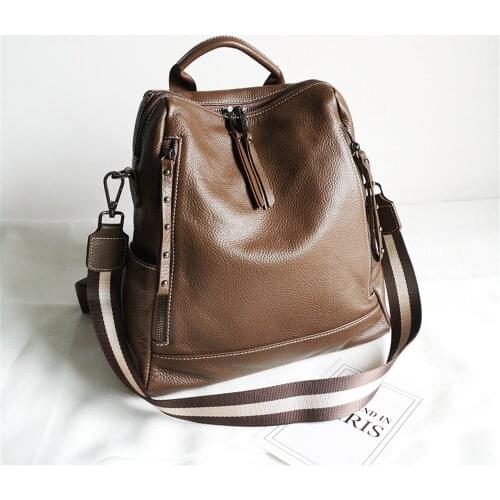 Youngpeland Womens Brown Backpacks