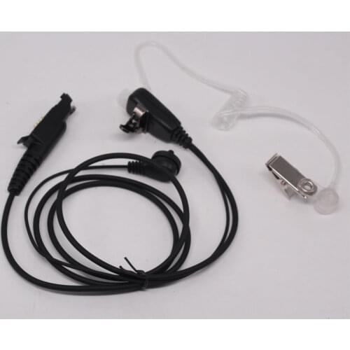 2 wire Air Acoustic PTT Earpiece for Motorola GP328 Plus GP338 Plus GP344 GP388 GL2000 W/mic Air Tube for Earphone, Ear Mic