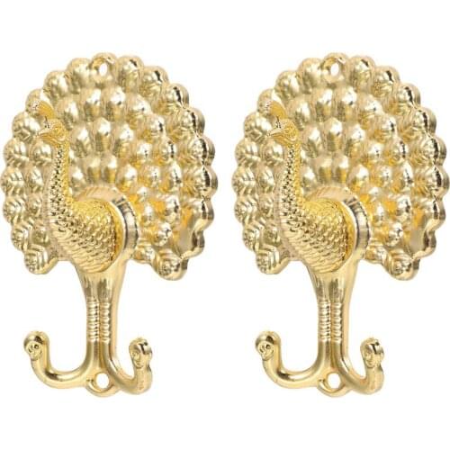2pcs European Curtain Hooks Alloy Animal Curtain Hook Wall Mounted Tiebacks Hooks Hanger Holder Curtain Rods Accessoires