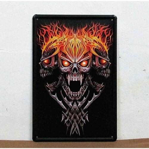 50pcs/lot Metal Sign shabby chic Rock stars Garage wall poster Art wall decor Mix order C-09 20*30 CM