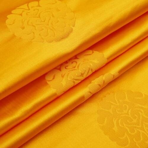 500cm*75cm Retro simulation silk brocade rabbit silk satin mahogany sofa cushion fabric antique Tang suit cheongsam Hanfu cloth