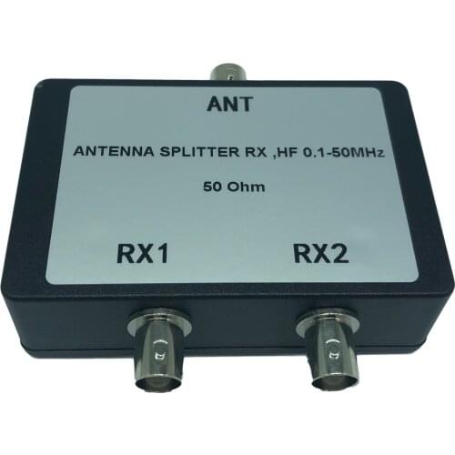 Antenna Splitter RX HF TV Satellite Coax Cable Signal Splitter 0.1-50 MHz 50ohm