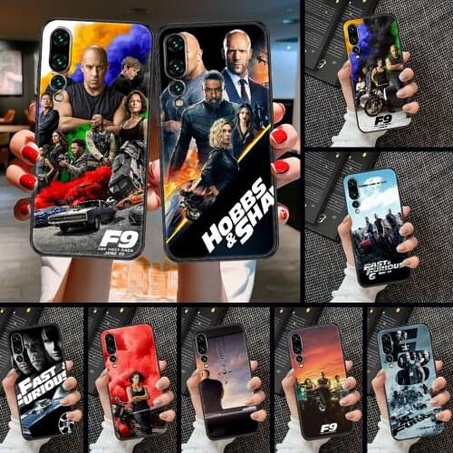 Fast Furious Phone case For Huawei P Mate P10 P20 P30 P40 10 20 Smart Z Pro Lite 2019 black art back luxury hoesjes fashion Etui