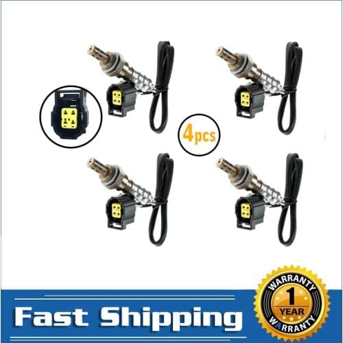 4pcs Oxygen O2 Sensor Upstream Downstream for Dodge Ram 1500 Durango Jeep Grand Cherokee Liberty 234-4274 234-4593 Auto Parts