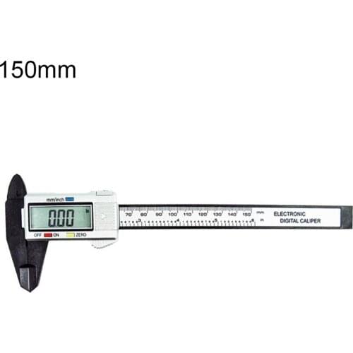 Electronic Caliper 6 Inch Woodworking Tools Levels 150mm 0.1mm 1PC Instruments 100mm Calliper Micrometer Plastic Digital Ruler