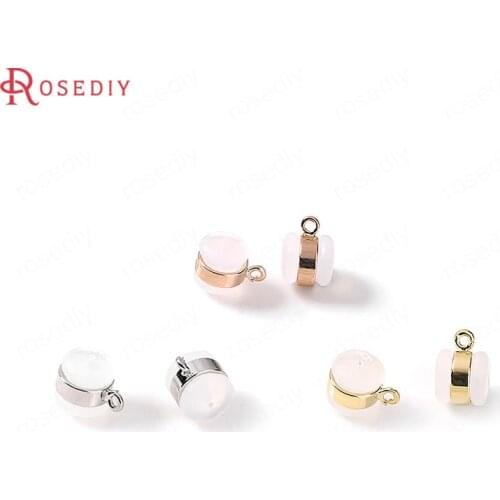 F221)10 pieces 5*8mm 24K Gold Color Rubber + Hanging Hole Stud Earring Back Stopper High Quality Diy Jewelry Accessories