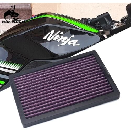 For Kawasaki Ninja 250 250R 300 EX250 EX300 Z250 Z300 New Motorcycle Accessories Flow Air Filter Reuseful Element cleaner