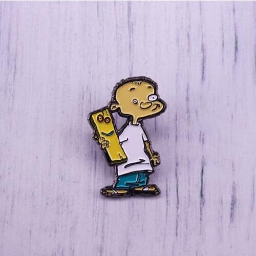 Jonny Plank Enamel Pin Ed, Edd & Eddy Plank brooch Pin