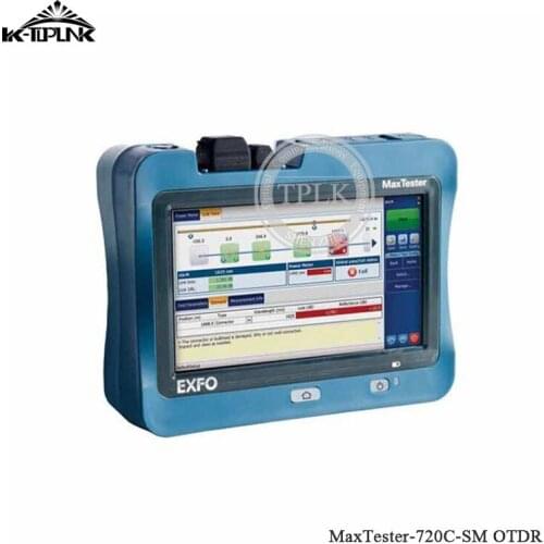 MaxTester-720C OTDR 1310/1550 nm 36/35dB 7--Inch Single Mode Multi Languages Touchscreen Optical Time Domain Reflectometer