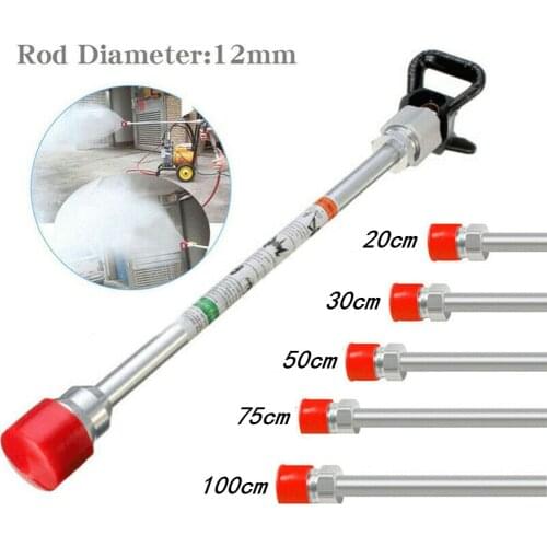 Airless Paint Sprayer Gun Tip Extension Rod Aluminum alloy Tip Extension Pole Rod 20 30 50 75cm 100cm Non-Friable Nozzle Bar