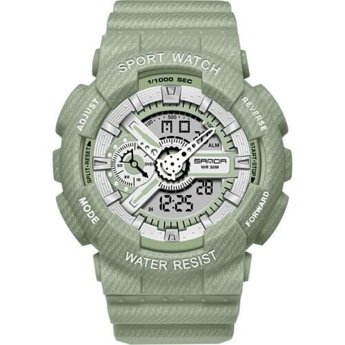 New Arrival Quartz Electronic Watch Couple Fashion Sports Cowboy Wristwatch For Lover Men Ladies Gifts With Digital Display