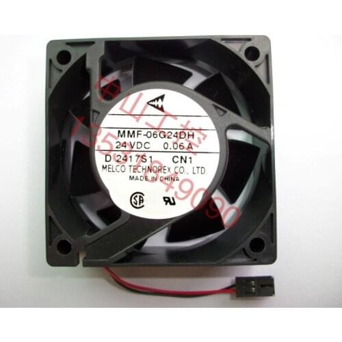 NEW MELCO MMF-06G24DH-CN1 0.06A 2lines cooling fan