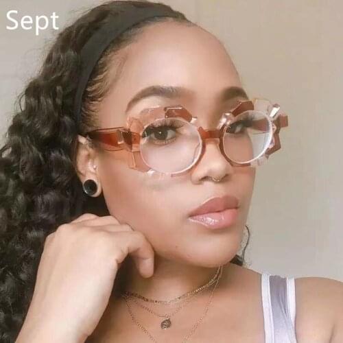 2021 Small Frame Black Shades Round Sunglasses Women Oval Brand Designer Vintage Fashion Blue Sun Glasses Female Oculos De Sol