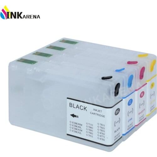 Empty T7011 T7021 Refillable Cartridge for Epson WorkForce Pro WP-4000 WP-4500 WP-4015 WP-4025 WP-4515 WP 4525 4535 4545 Printer