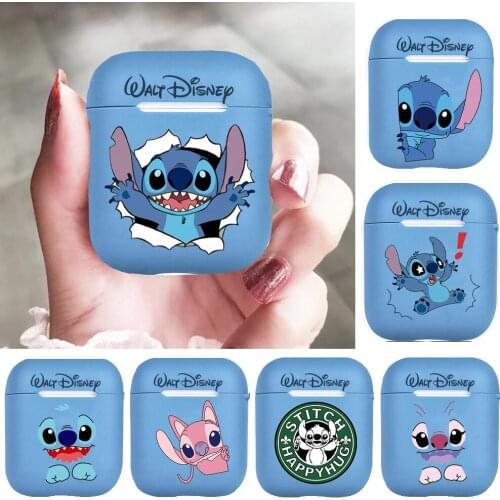 Stitch CouplesPattern Case for Airpods Pro 1/2 Cover Protective Earphone Cases Headphones Funda Protective For Airpods Coque