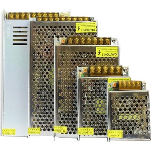 110V 220V To 12V Volt Led Lighting Transformer Power Supply For 5050 3528 2835 2811 2815 Led Strip Lights