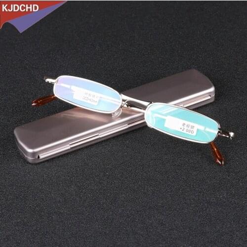 2019 Fashion Folding Slim Reading Glasses Women Men Ultra lentes para leer Lightweight Presbyopic Eyeglasses 1.0 1.5 2.0 2.5 3.0