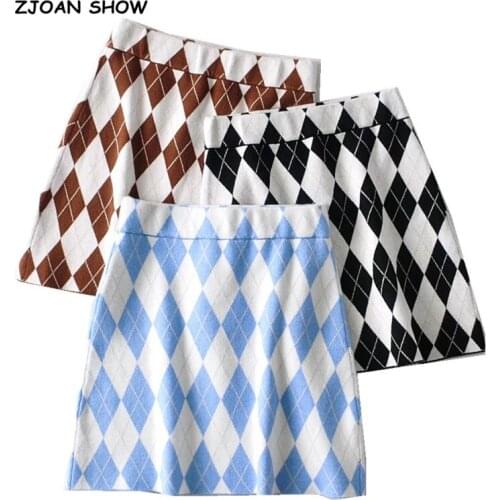 ZJOAN SHOW Knitted Pencil Skirts