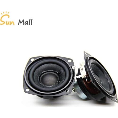 2PCS 66MM/68MM 2.5 inch Inner Magnetic Speaker 4 ohm 10W Bass Multimedia Speaker with fixed hole