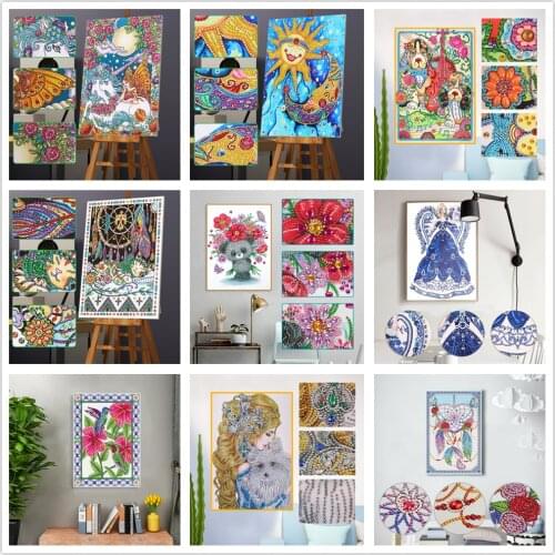 5D DIY Special Diamond Painting Flower Beauty Rhinestone Embroidery Mosaic Decorative Painting