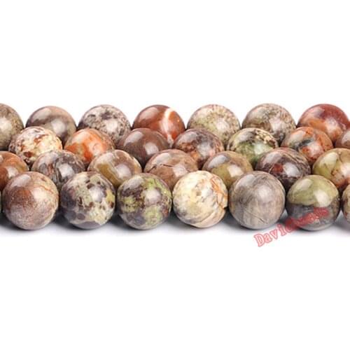 Fctory Price Natural Stone flower Agat e beads Loose 15" Strand 4 6 8 10 12 MM Pick Size For Jewelry Making