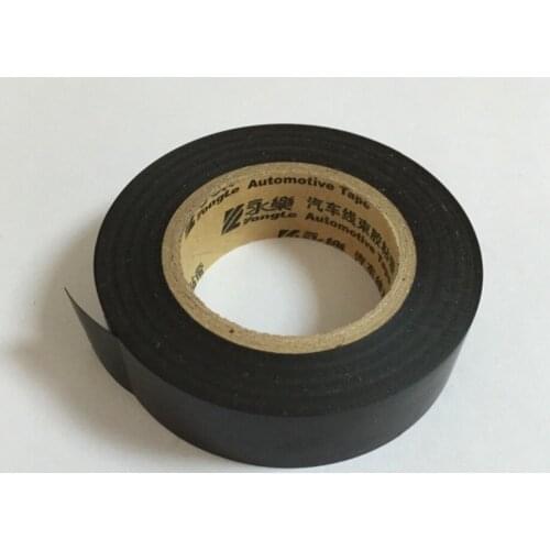 RoSH 33MTS automotive vehicle Electrical Insulation tape black PVC Maintenance strip 19mm wide 0.1mm thick 600v temperature 105