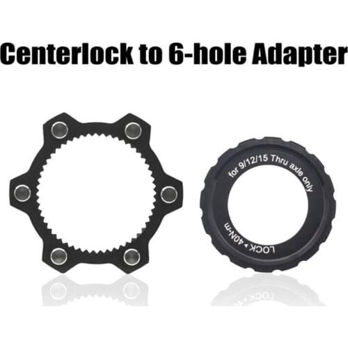 Center Lock Conversion 6 Hole Brake Disc for 6 Bolt SM-RTAD05/SM-RTAD10 Centerlock to 6-hole Adapter