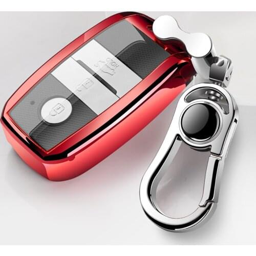 Car Remote Key Case Shell For KIA K3 K4 K5 KX5 KX3 KX7 KXCROSS Sportage Optima Sorento Niro RIO FOB Keyless Key Cover Keychains