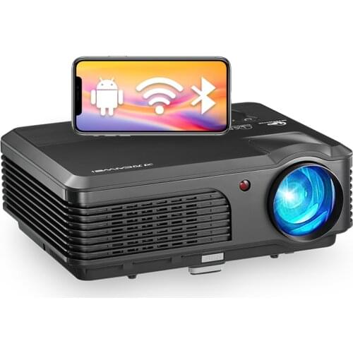 Home Projector Video Led Home Theater Beamer 4200 Lumens Android 6.0 System Freeshipping Full Hd Projector For Mobile Phone