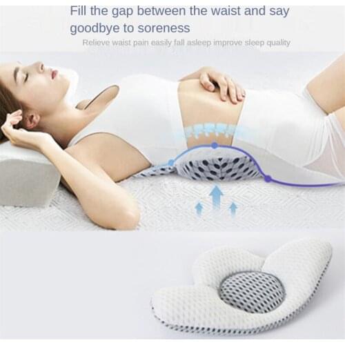 Home practical sleeping waist cushion waist muscle waist protection waist sour bed cushion massage waist pillow waist protection