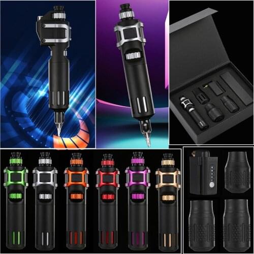 FKS New Design Rotary Cartridge Tattoo Machine RCA Pen with Accessories Adjustnent Soft and Hard Tattoo Supply