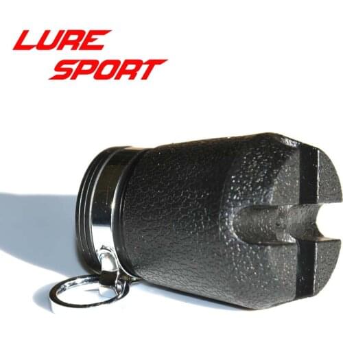 LureSport 4pcs FRC Gimbal Rubber Butt end cap with lock ring Rod Building Component Fishing Pole Repair DIY Accessory