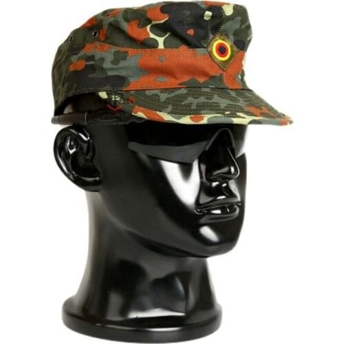 German Army Flecktarn Camo Field Cap Military CAMOUFLAGE Hat