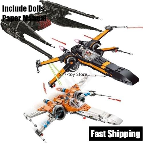 2020 new in stock Star 75102 Wars 75149 75211 X Wing Star Plan Poes X Tie Fighter Lepining Building Blocks Toy
