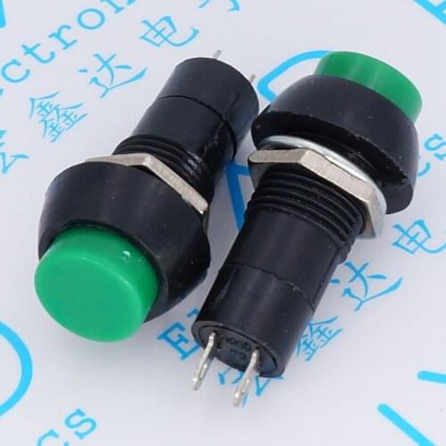 PBS latching switch - 11 - a green circle button Have a lock button 3 a (press audio)