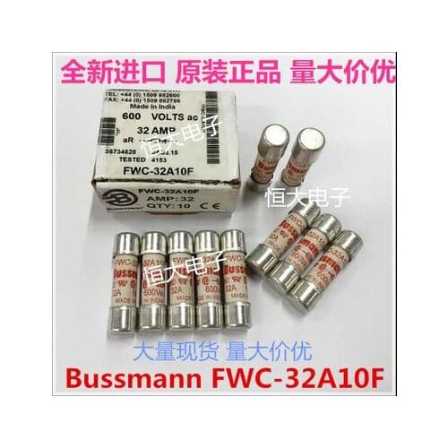 Free shipping 2pcs/lot Bussmann FWC-20A10F FWC-25A10F FWC-32A10F 10*38 600V fuse