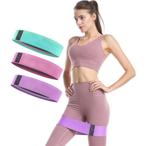 1PCS Resistance Bands Non-Slip Fitness Boody Build Rubber Expander Elastic Band For Home Gym Workout Buttock Leg Muscle Exercise
