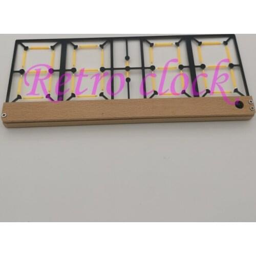 Pseudo-glow LED clock/candle light hollow clock/ceramic lamp clock, with remote control, living room/study decoration