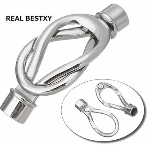 REAL BESTXY 10pcs/lot 316l stainless steel magnetic clasps for jewellery