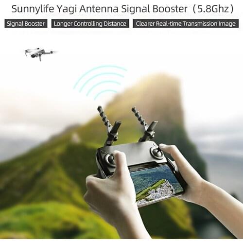 Amplifier Antenna 5.8Ghz Drone Remote Control Signal Booster Range Extender for DJI Mavic Mini 2/Air/2/Phantom 4 Pro Transmitter