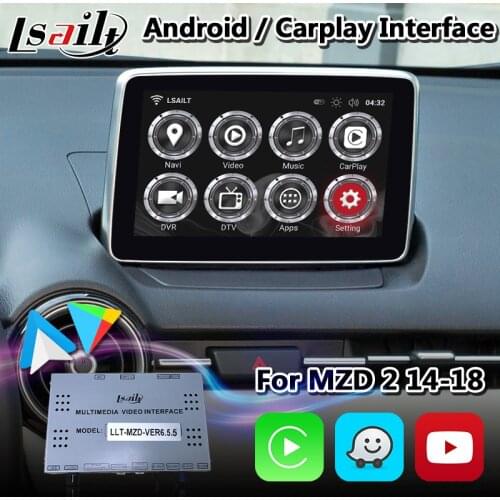 Lsailt Android Multimedia Video Interface for Mazda 2 MZD System 2014-2020 Model , Car GPS Navigation for Mazda2