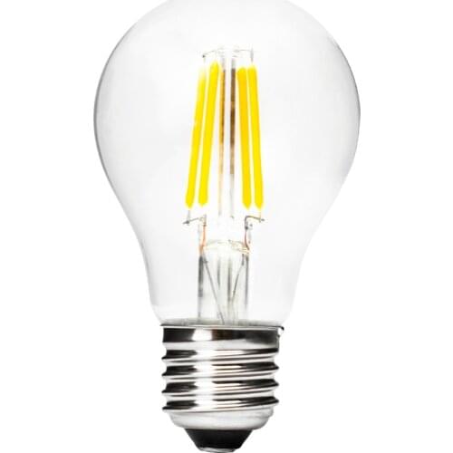 Leadleds Vintage E27 LED light bulb bombillas A60 4W 6W 8W LED edison Filament lamp lampadas equivalent 40W 60W 80W incandescent
