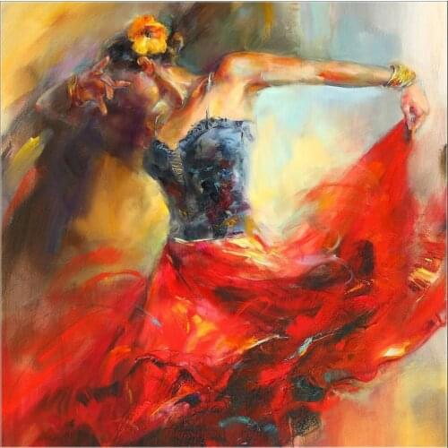 Embroidery Counted Cross Stitch Kits Needlework - Crafts 14 ct DMC Colors DIY Arts Handmade Decor - She Dances